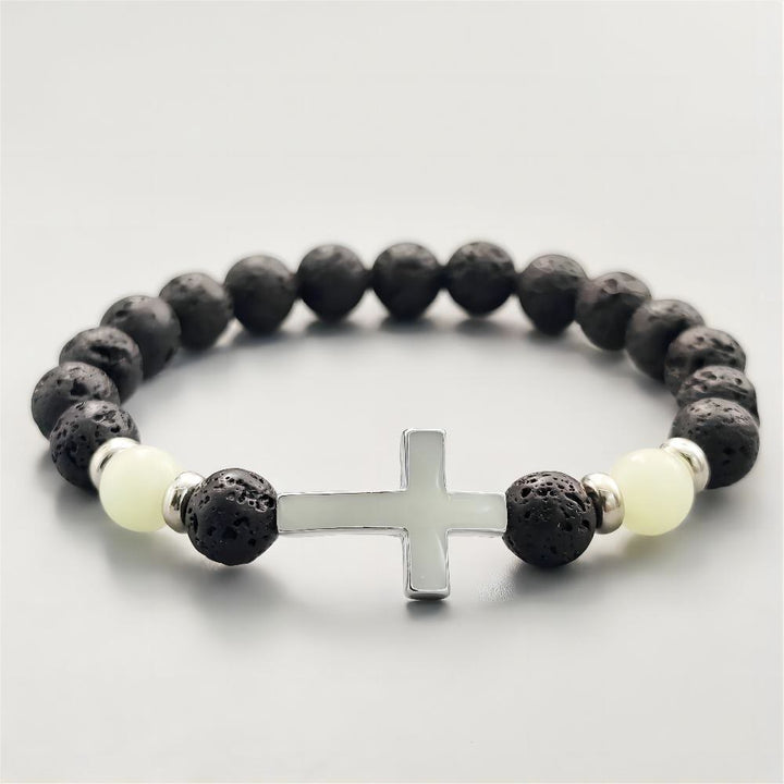 Christianartworkshop Glow in the Dark  Cross Bracelet - image 8
