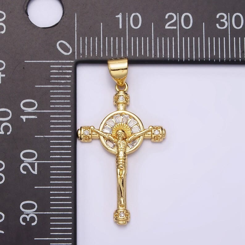 Christianartworkshop Jesus Cross Crucifix Christian Faith Necklace - image 6
