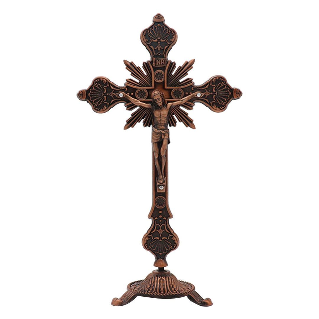 Lord Jesus Christ Standing Crucifix Decoration Ornament - Red - image 5