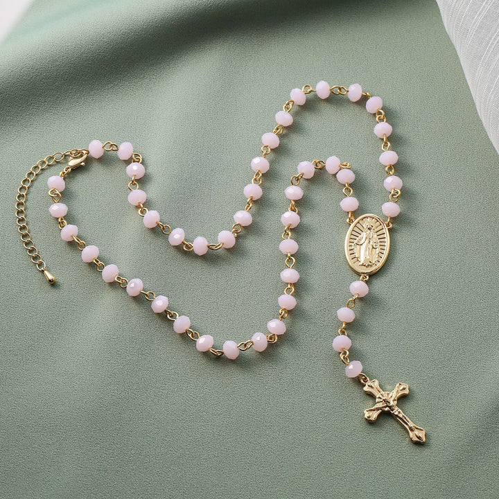 Virgin Mary Medal & Crucifix Pendant Necklace - image 23