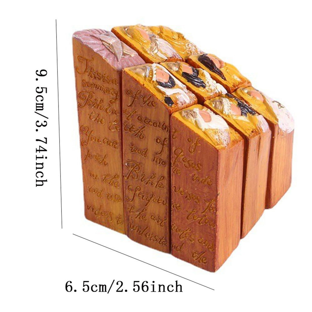 Christianartworkshop 9 Pcs Heaven Nativity Pillar Statues Set - image 2