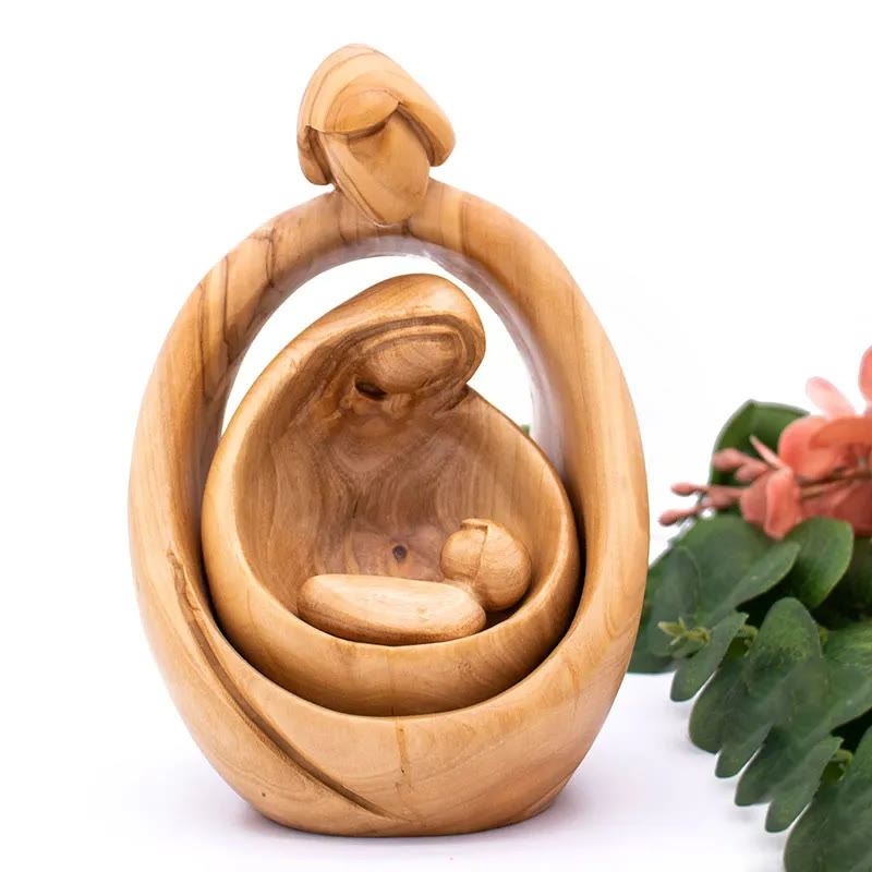 Christianartworkshop Nativity Scene Ornaments Sculpture - Large(5.9''*3.93''*3.54) - image 1