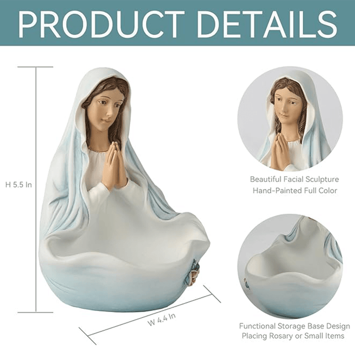 Christianartworkshop Virgin Mary Rosary Holder - image 5