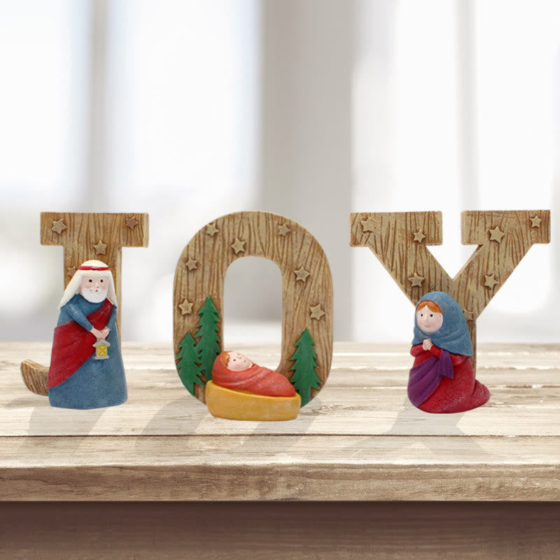 Christianartworkshop Divine Heaven Family Figurine Joy Set - "JOY" Set - image 1