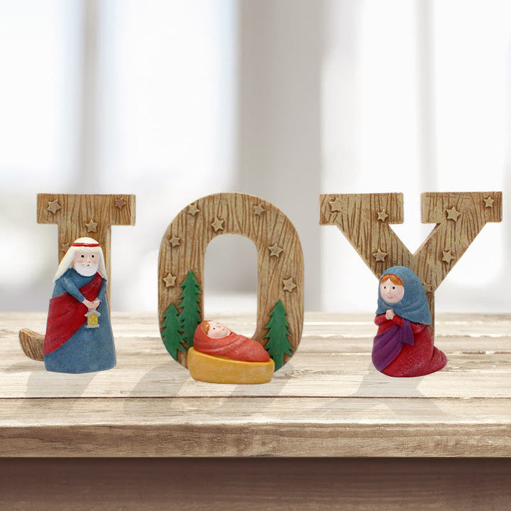 Christianartworkshop Divine Heaven Family Figurine Joy Set - "JOY" Set - image 1
