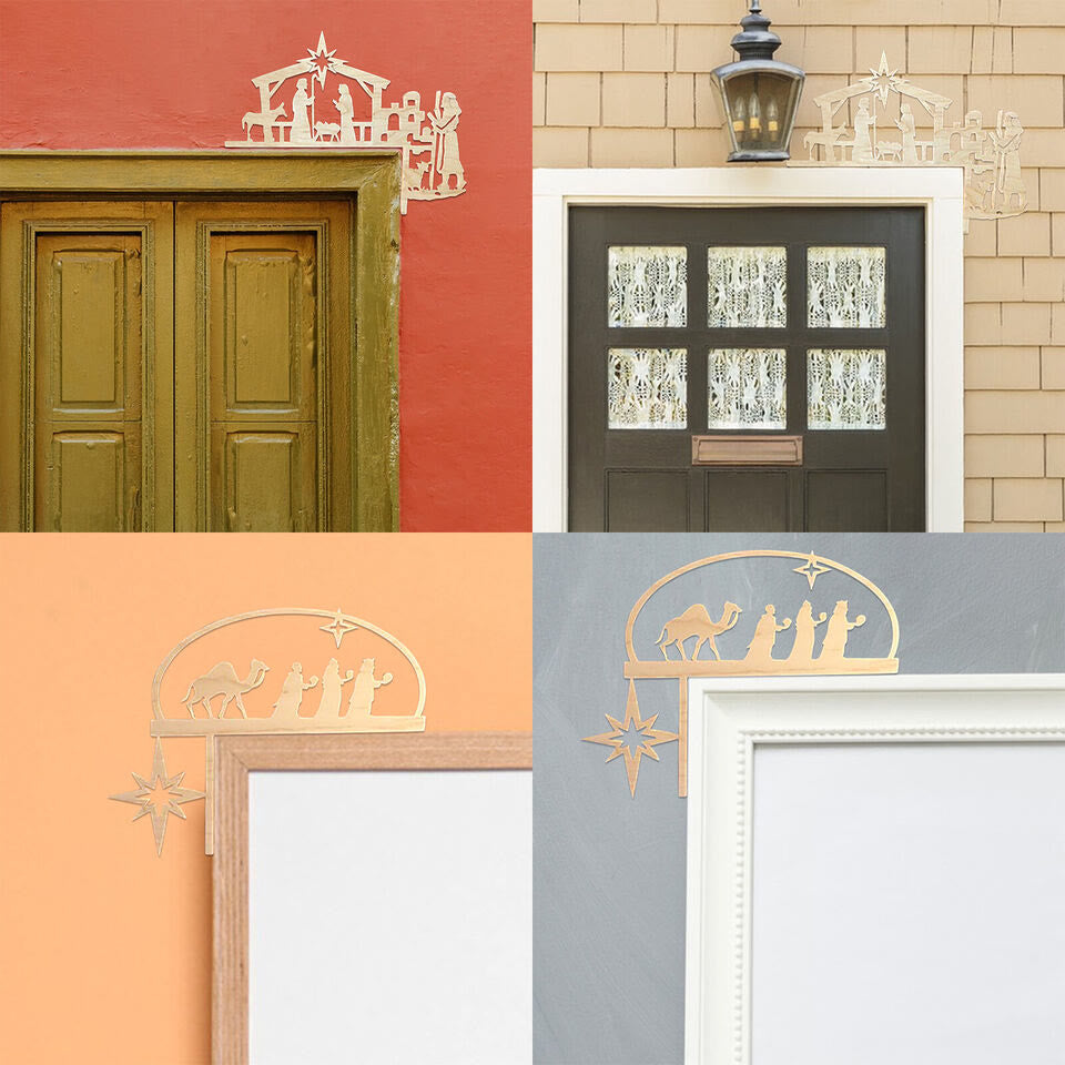 Christianartworkshop Nativity Scene Ornament Door Frame - image 5