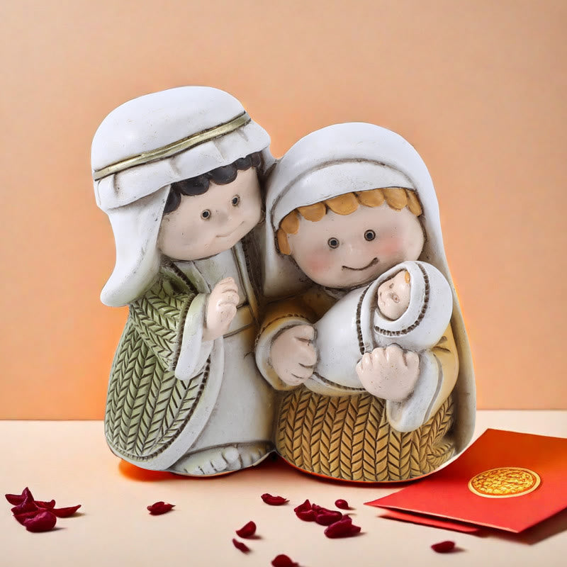Christianartworkshop Nativity Holy Family Ornaments B - Holy Family - image 1