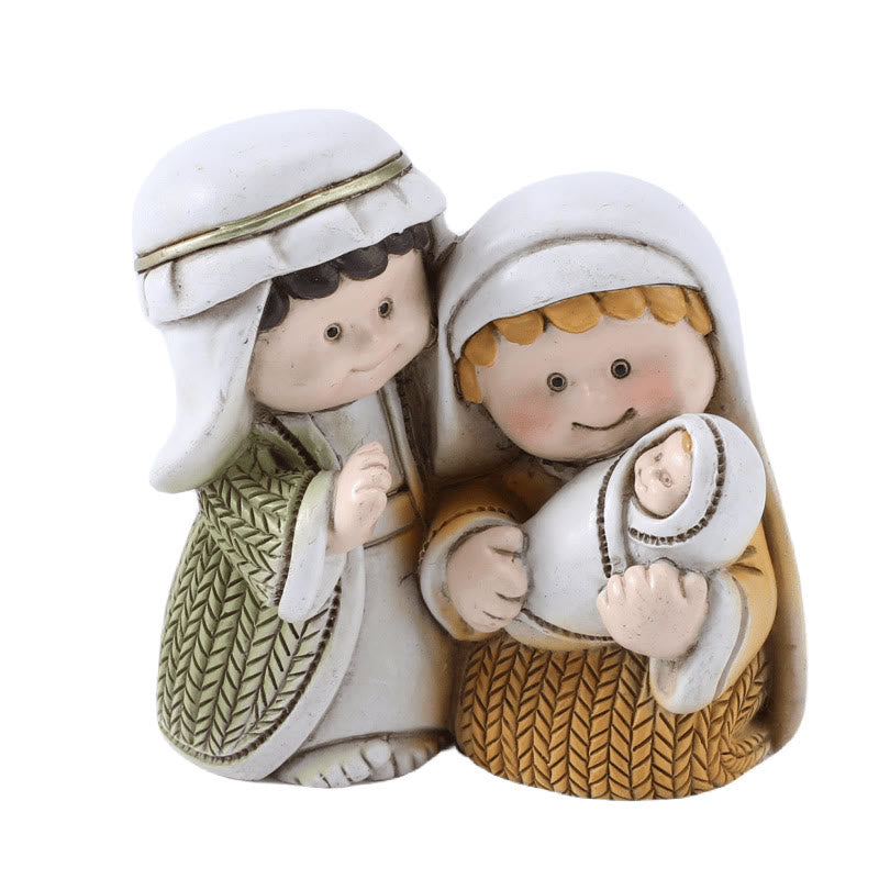 Christianartworkshop Nativity Holy Family Ornaments B - image 2