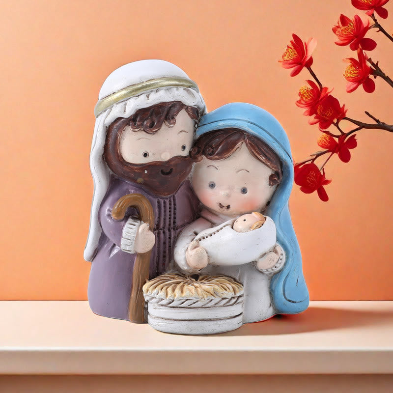 Christianartworkshop Nativity Holy Family Ornaments A - Holy Family - image 1
