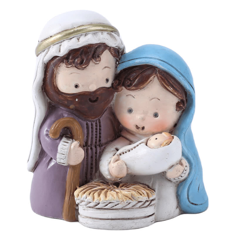 Christianartworkshop Nativity Holy Family Ornaments A - image 2