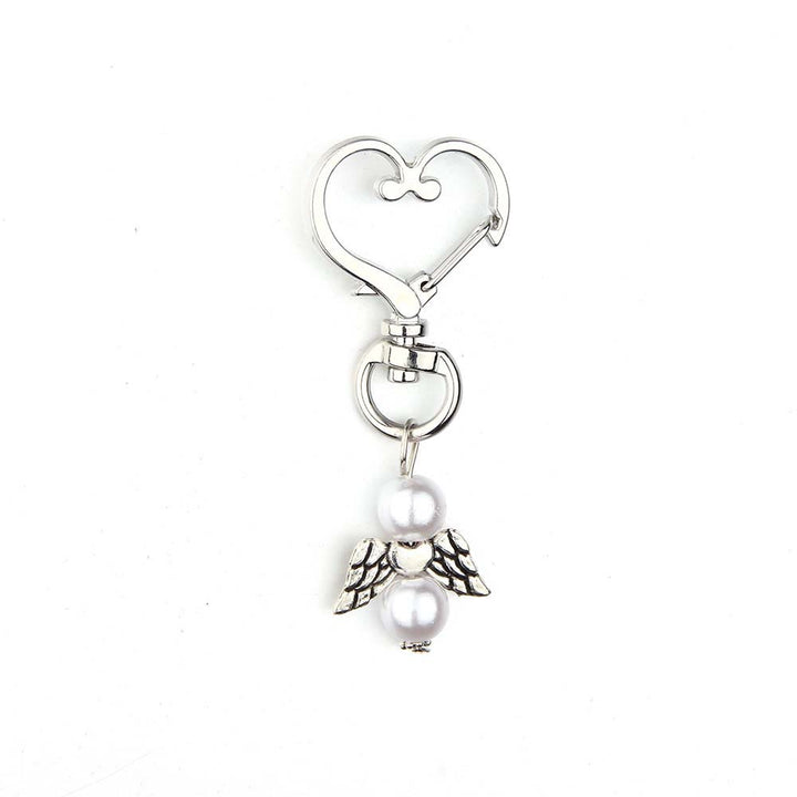6pcs/Set Angel Wing Pendant Heart Keychain - image 4