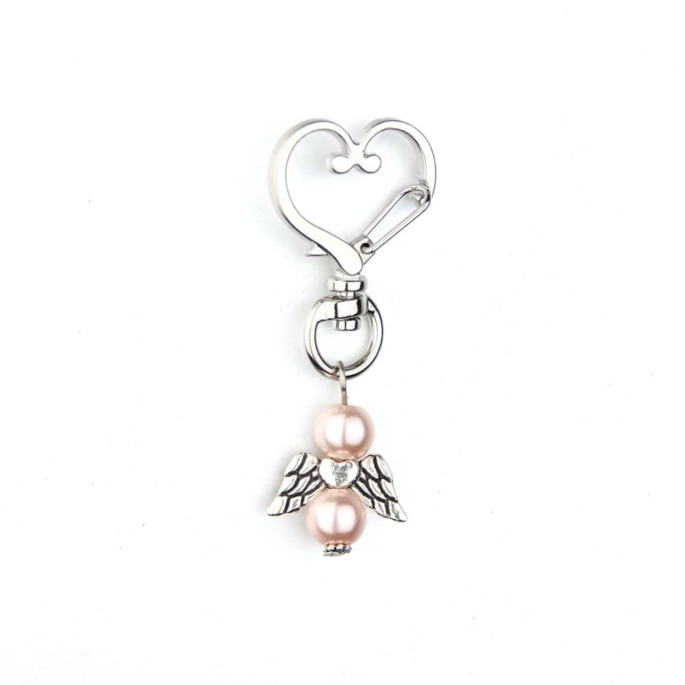 6pcs/Set Angel Wing Pendant Heart Keychain - image 5
