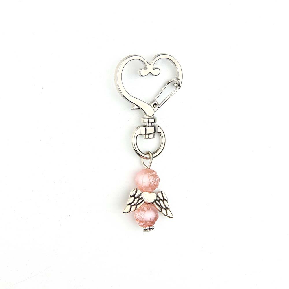 6pcs/Set Angel Wing Pendant Heart Keychain - image 8