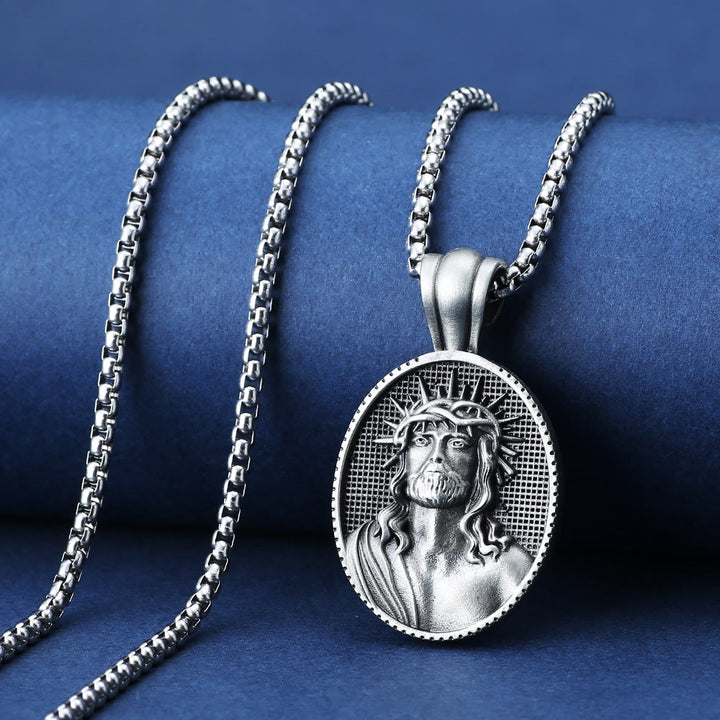 Jesus Crown of Thorns Amulet Necklace - The Crown of Thorns - image 0