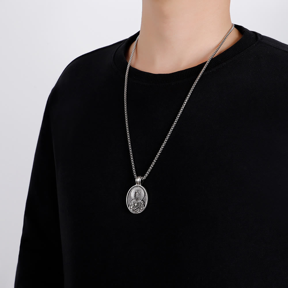 Jesus Sacred Heart Christ Necklace - image 3