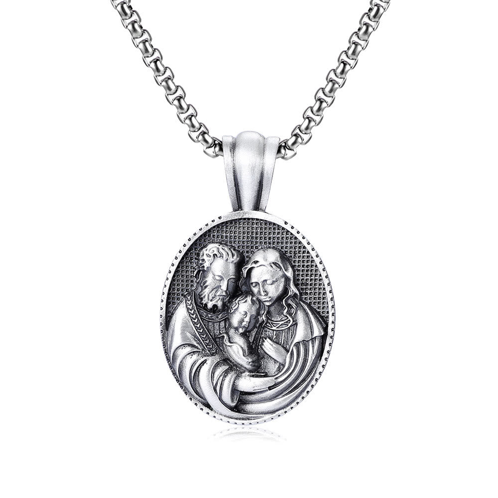 The Holy Family Amulet Necklace - image 5