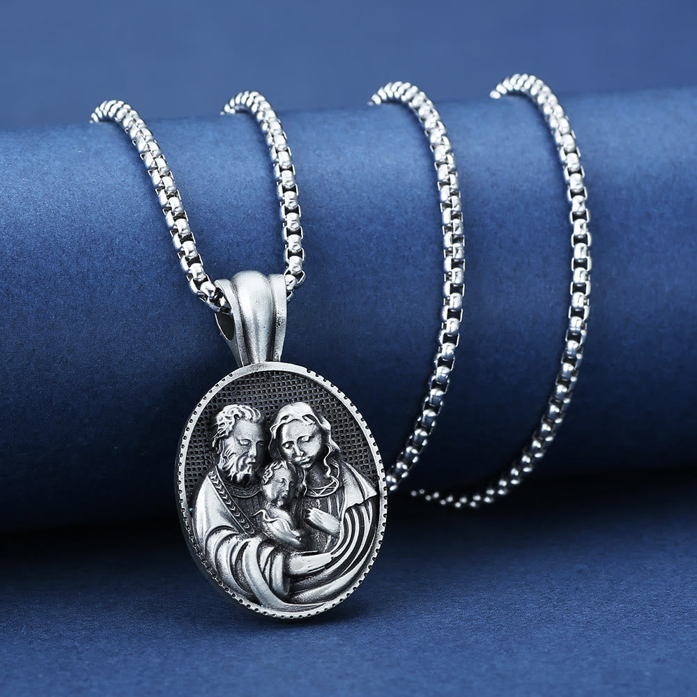 The Holy Family Amulet Necklace - image 3