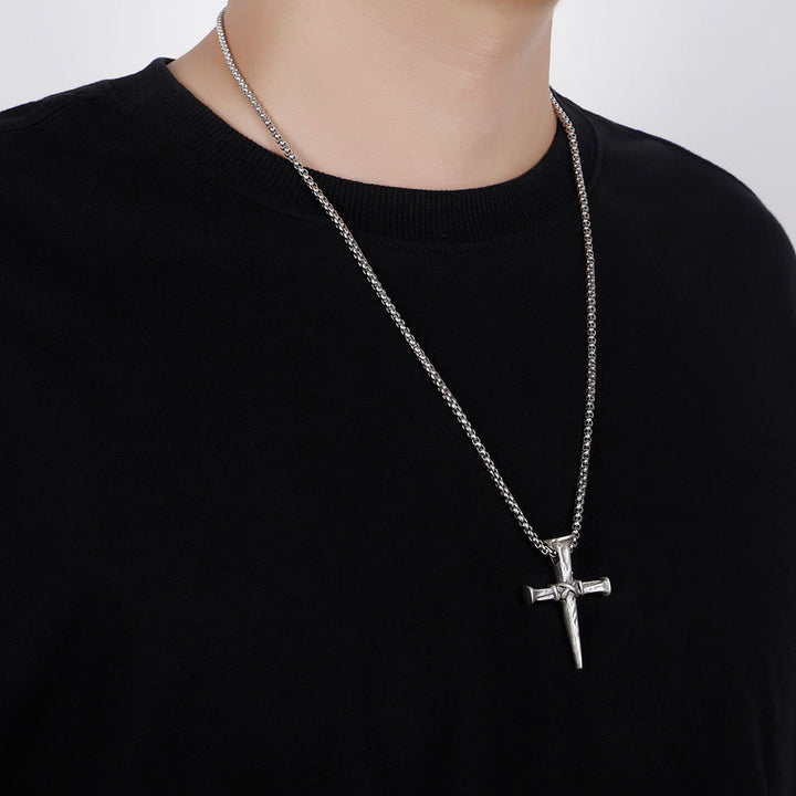 Christ Stigmata Cross Necklace - image 3