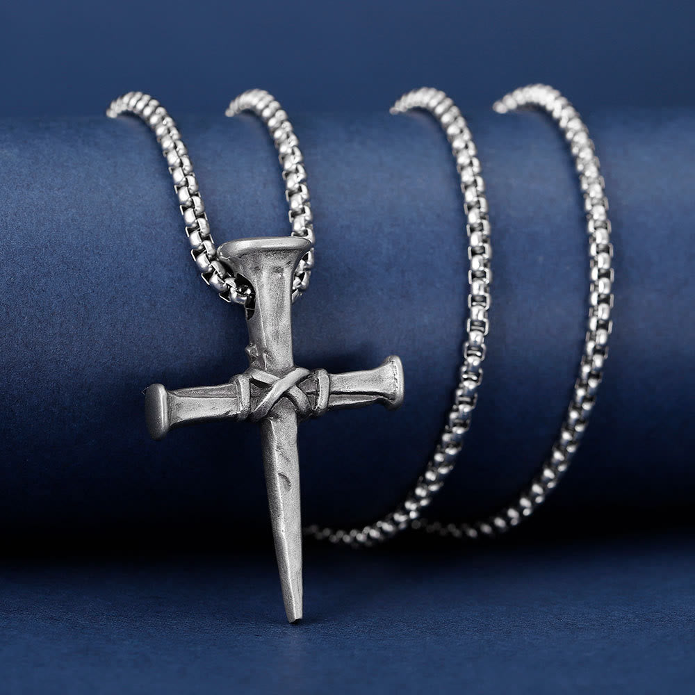 Christ Stigmata Cross Necklace - image 2