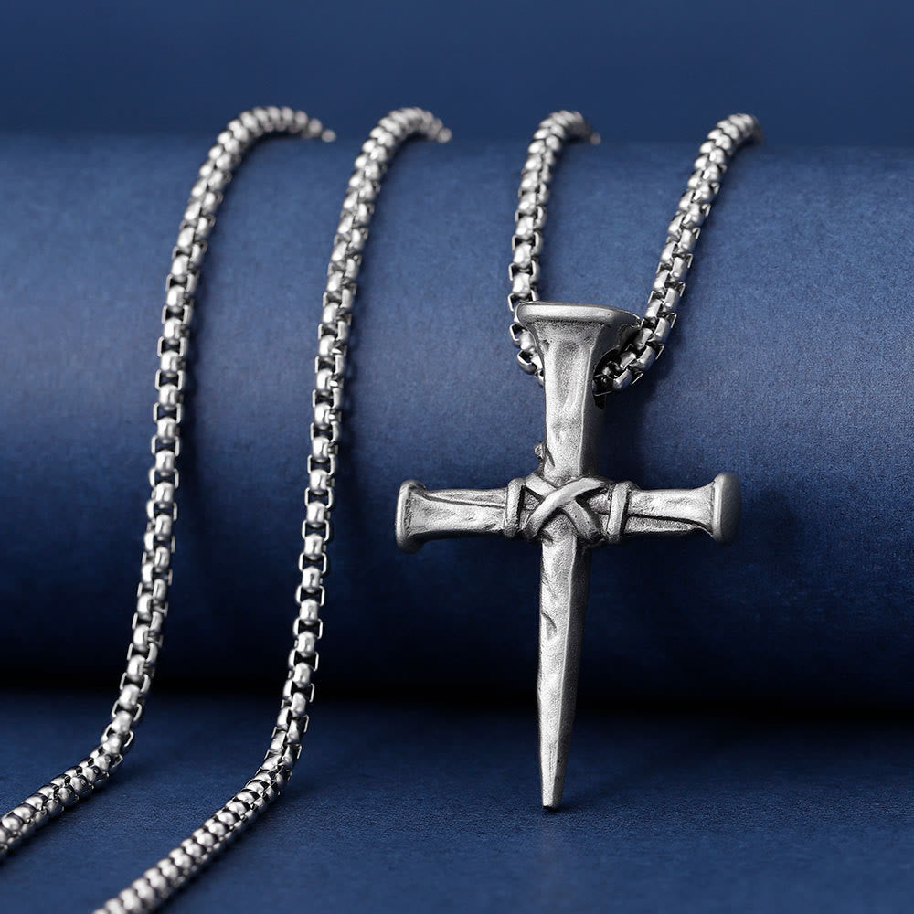 Christ Stigmata Cross Necklace - Stigmata - image 1