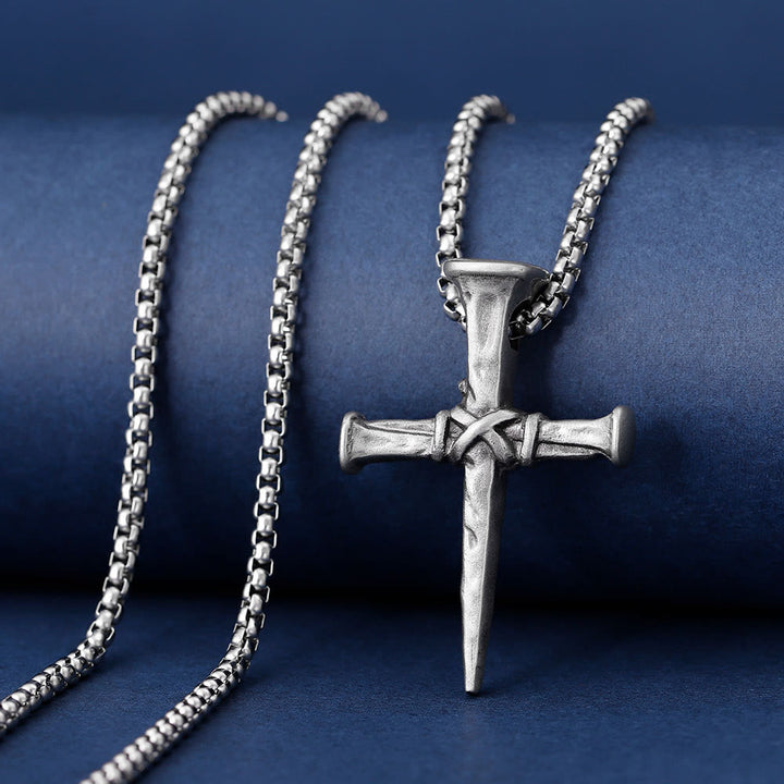 Christ Stigmata Cross Necklace - Stigmata - image 1