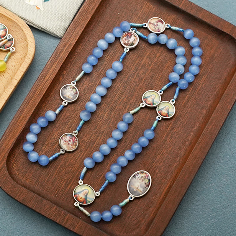 The Seven Sorrows of Mary Rosary - Blue - image 2