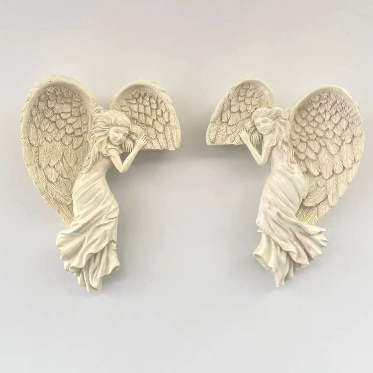 Christianartworkshop 2 Sides Retro Angel Wings Door Frames Decoration Ornaments - image 2