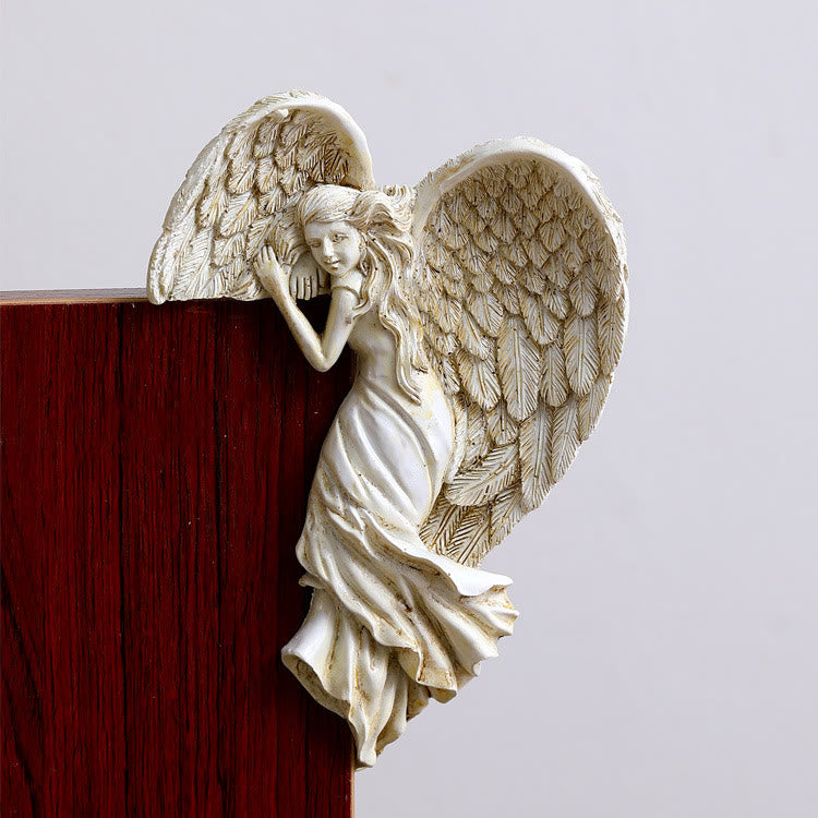 Christianartworkshop 2 Sides Retro Angel Wings Door Frames Decoration Ornaments - Right - image 6