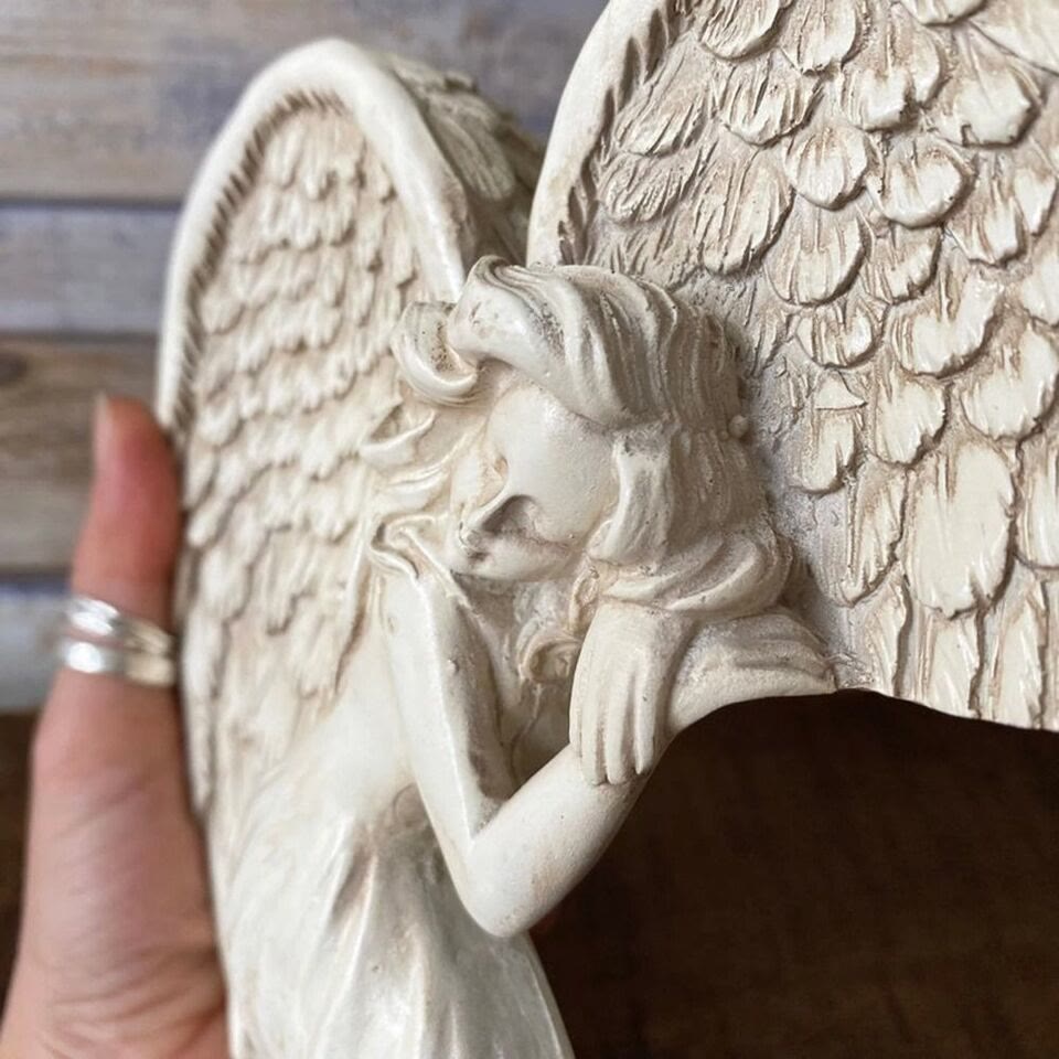 Christianartworkshop 2 Sides Retro Angel Wings Door Frames Decoration Ornaments - image 5