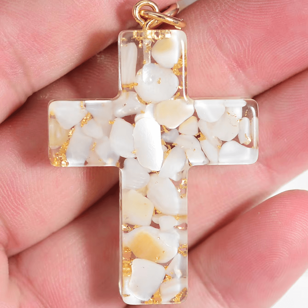 Christianartworkshop 6 Fresh Style Color Resin Butterfly Cross Keychain - image 8