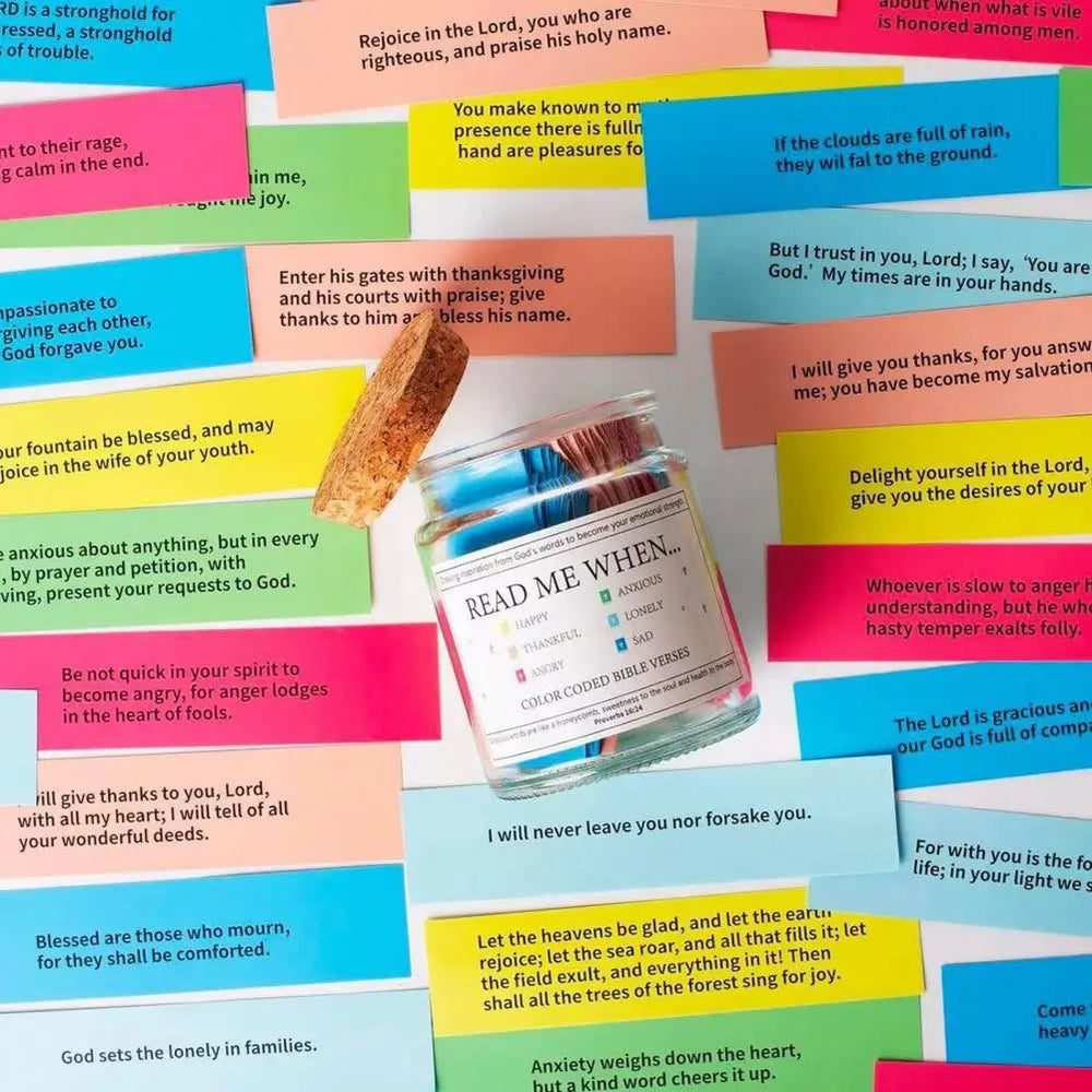 Christianartworkshop Bible Verses in a Jar for Emotion & Feelings - image 2