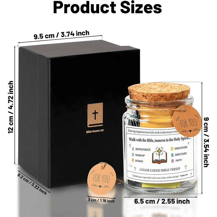 Christianartworkshop Bible Verses in a Jar for Spiritual Feelings - image 11