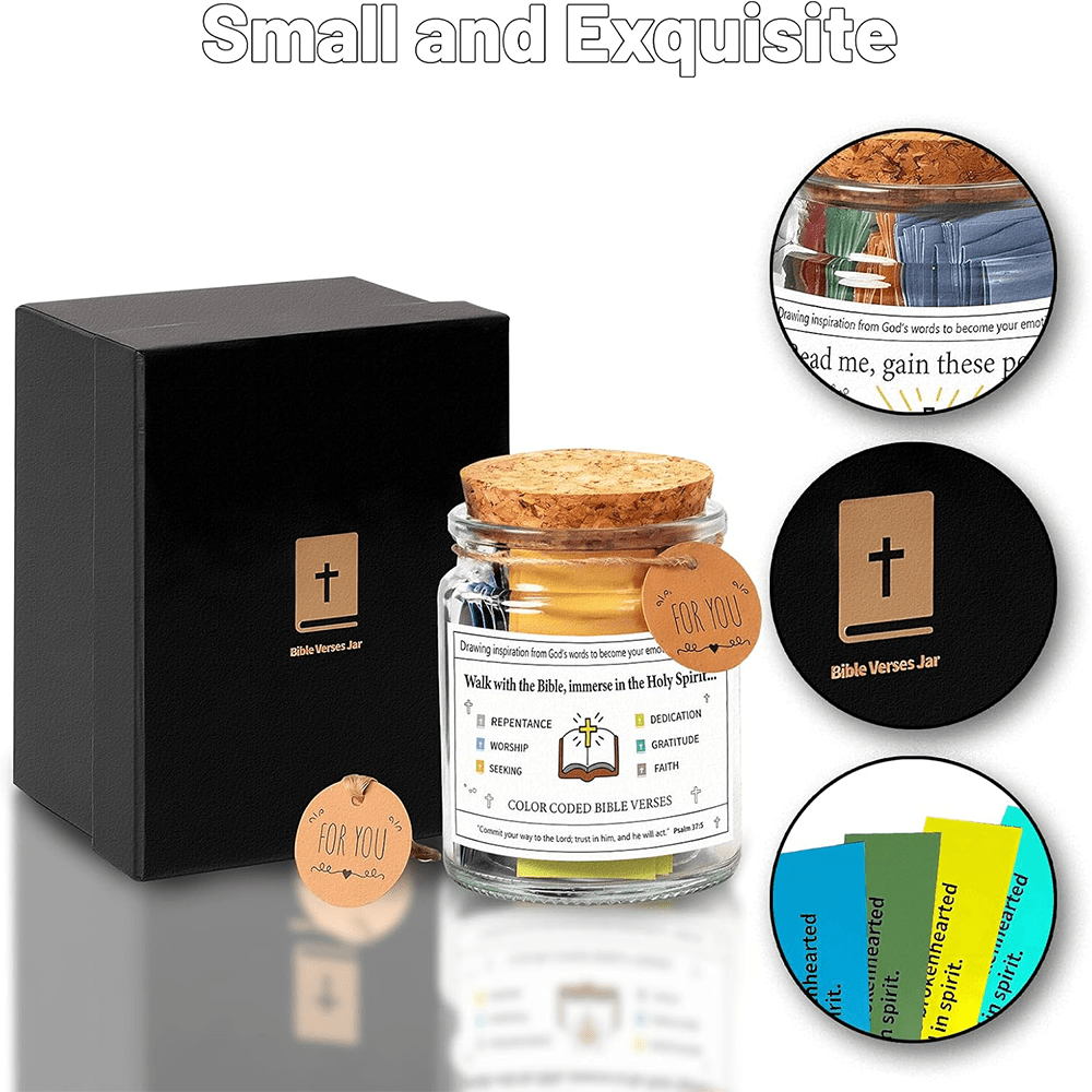 Christianartworkshop Bible Verses in a Jar for Spiritual Feelings - image 5