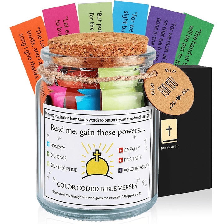 Christianartworkshop Hope Jar Bibles Verse Study Power Supplies - Read me gain these power… - image 1