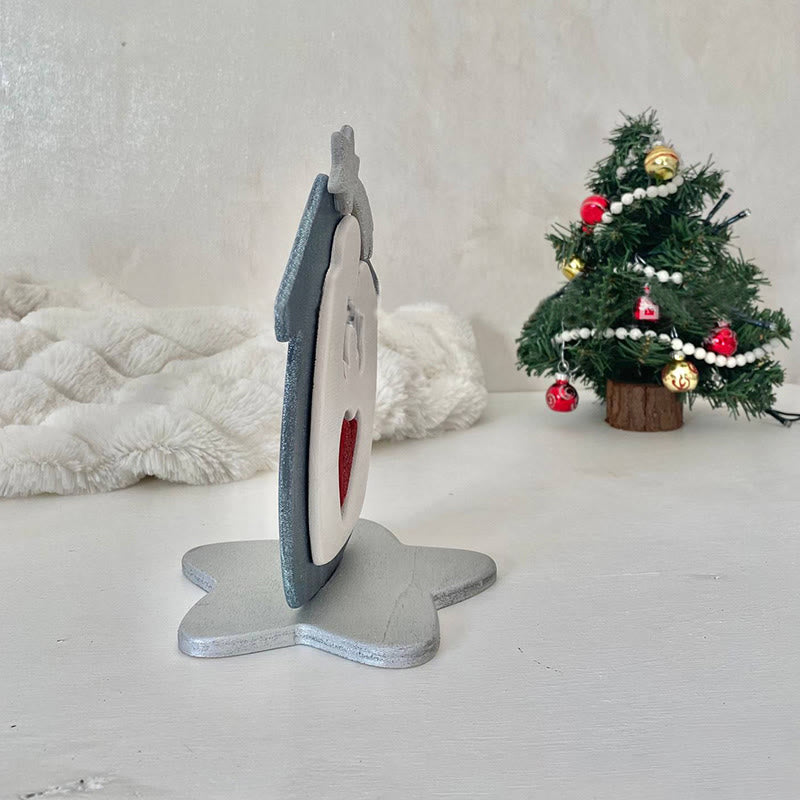 Christianartworkshop Minimalist Style Wood Stereoscopic Brown Nativity Desktop Decorations Ornament - image 4