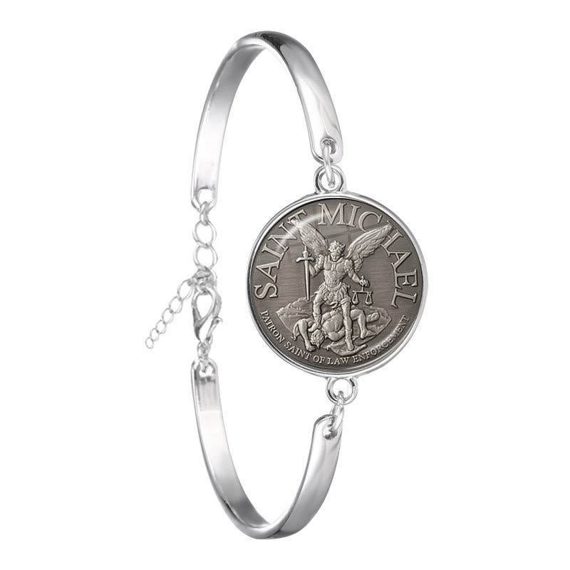 Archangel St. Michael Holy Shield Protection Time Gem Bracelet - St.Michael - image 1