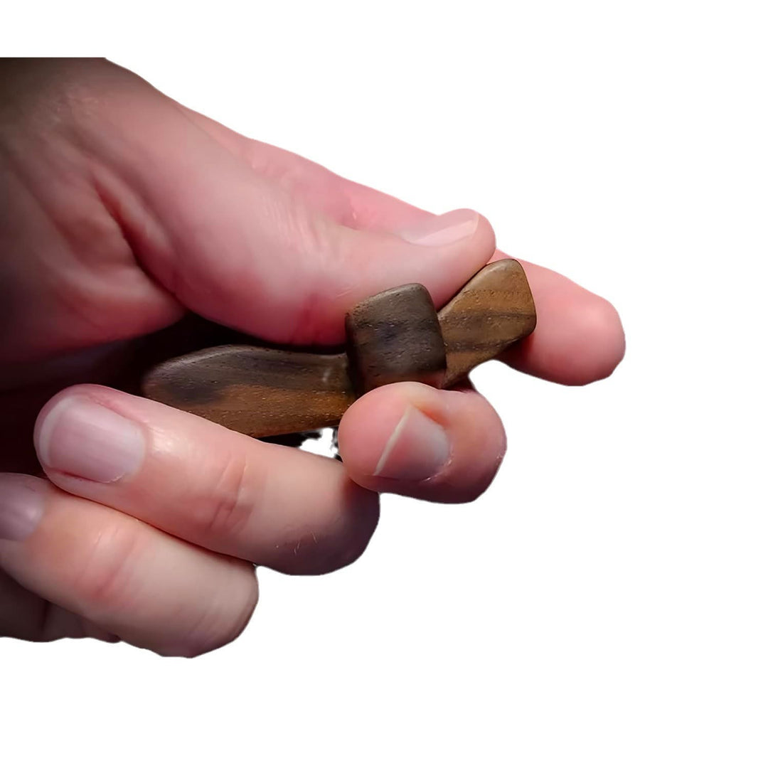 Modern Style Walnut Multicolor Thumb Cross Praying Handle Ornaments - image 5