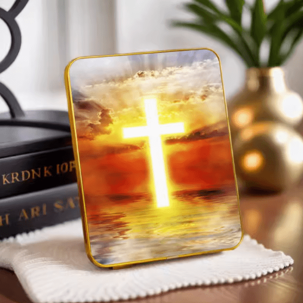 Modern Style Multi-options Cross Decorative Painting Desktop Ornaments - Style 3 - image 3