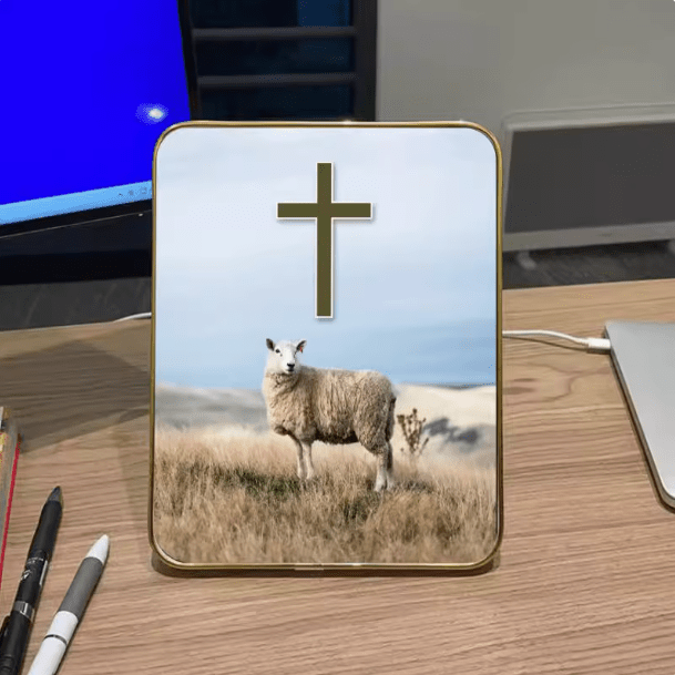 Modern Style Multi-options Cross Decorative Painting Desktop Ornaments - Style 1 - image 1