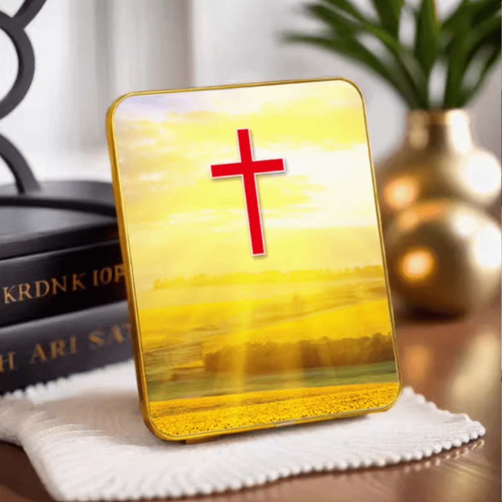 Modern Style Multi-options Cross Decorative Painting Desktop Ornaments - Style 8 - image 8