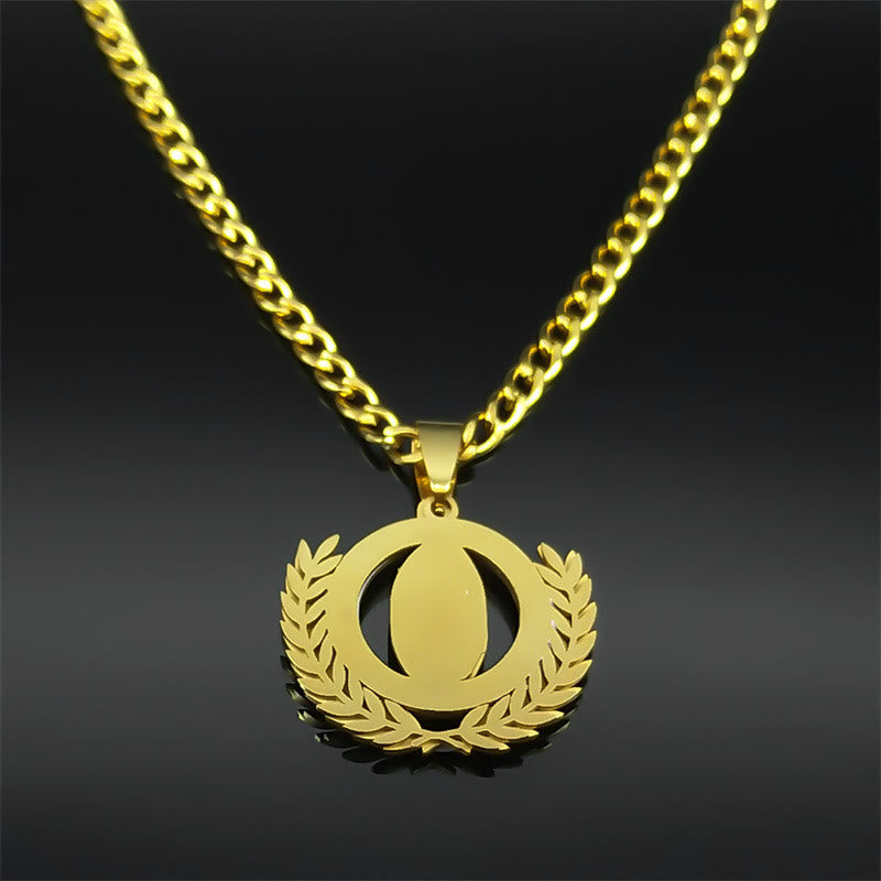 Classic Style Olive Branch with Our Lady of Guadalupe Rhinestones Pendant Necklace - image 5