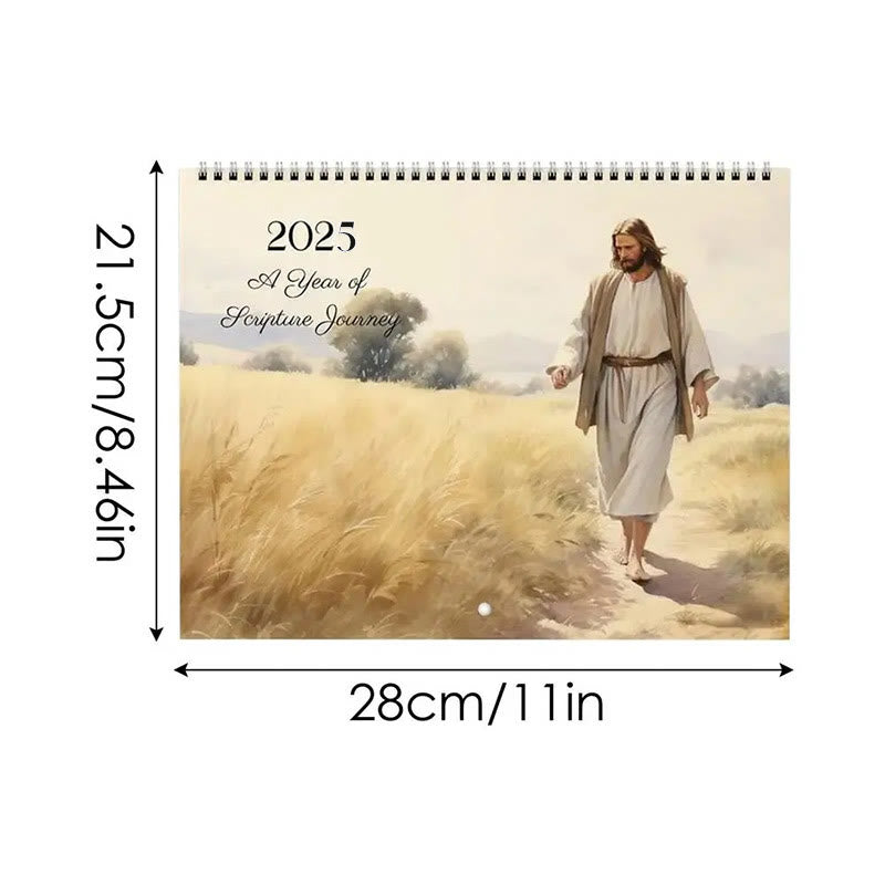 2025 Jesus Christ A Year of Scripture Journey Desk Wall Calendar Ornaments - image 11