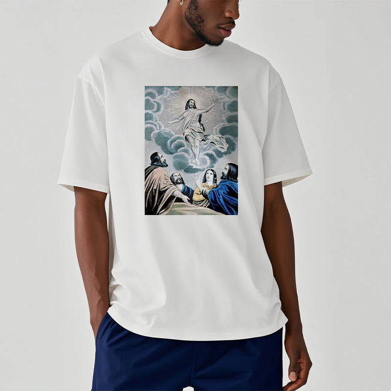 Christianartworkshop Classic Style The Ascension Short Sleeve T-shirt - image 7
