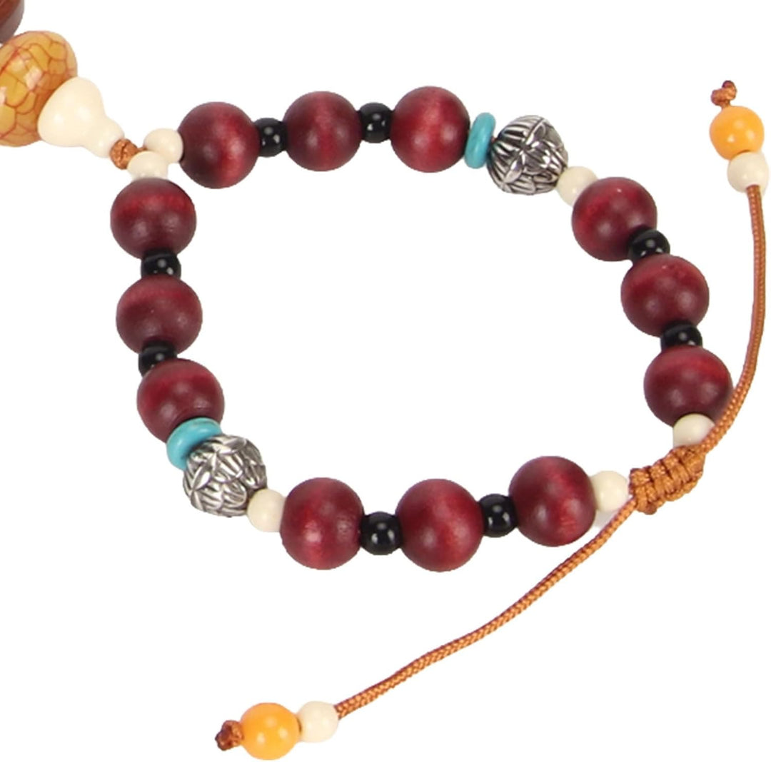 Christianartworkshop Classic Style Boxwood Crucifix Sign Tassels Car Rearview Mirror Hanging Ornament - image 6