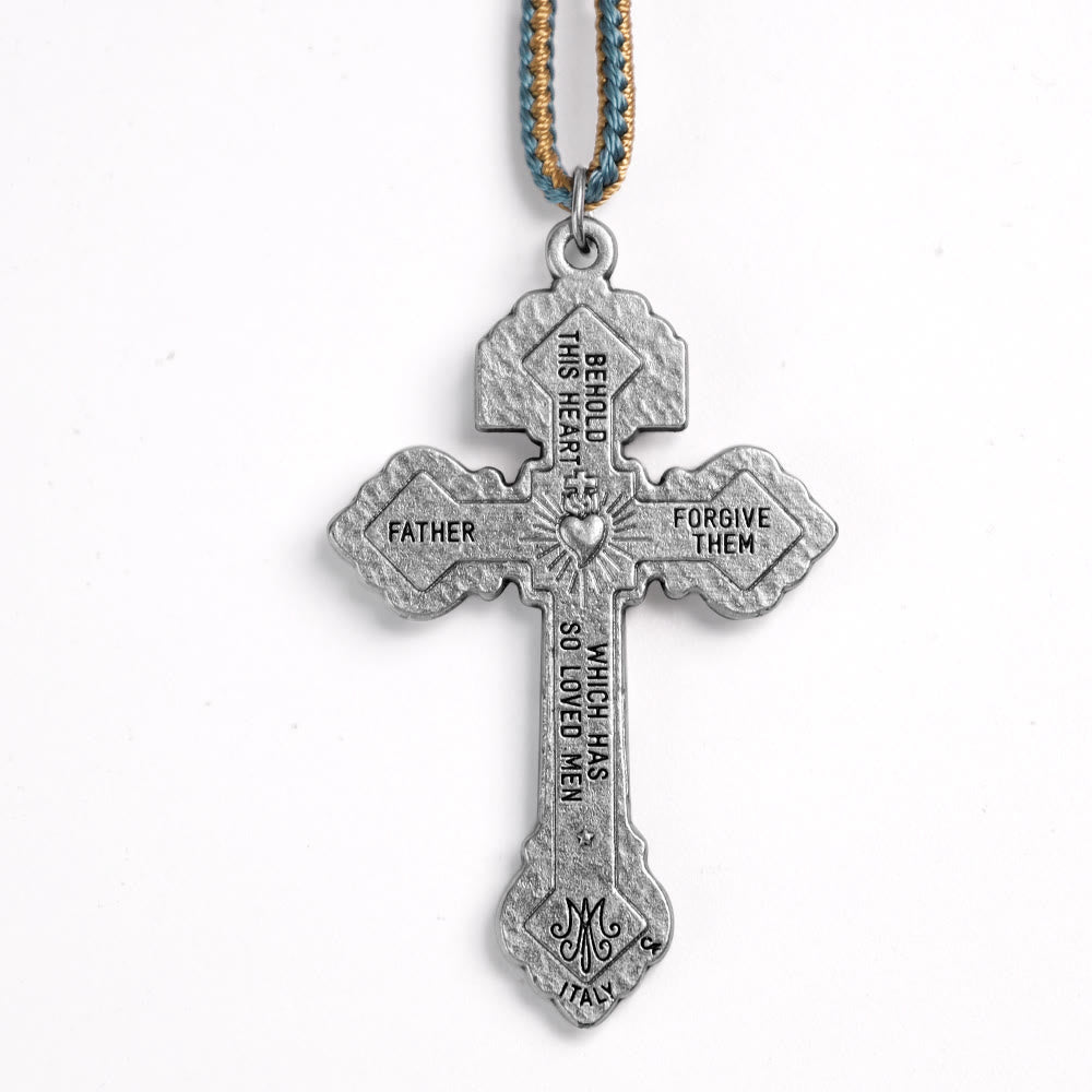 Christianartworkshop Olive Wood Saint Benedict Medal Decade Rosary - image 12