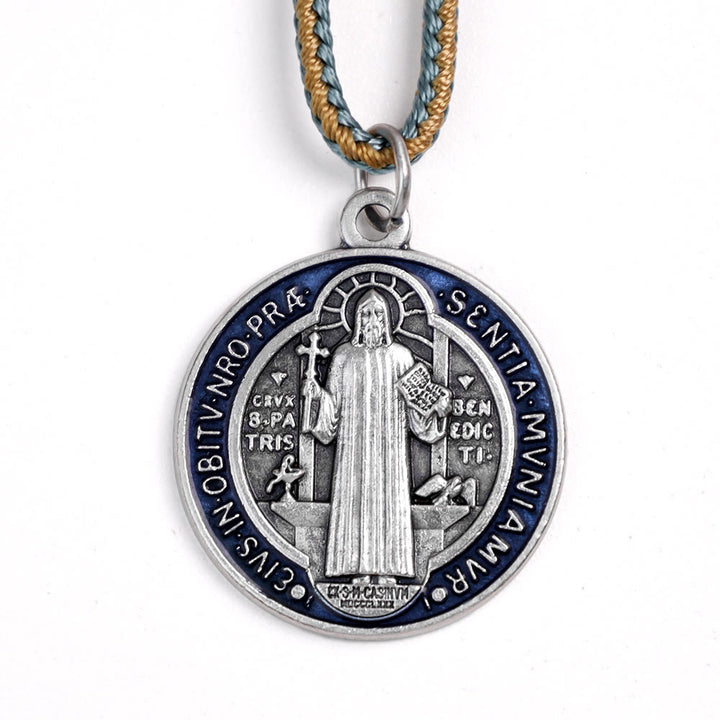 Christianartworkshop Olive Wood Saint Benedict Medal Decade Rosary - image 10