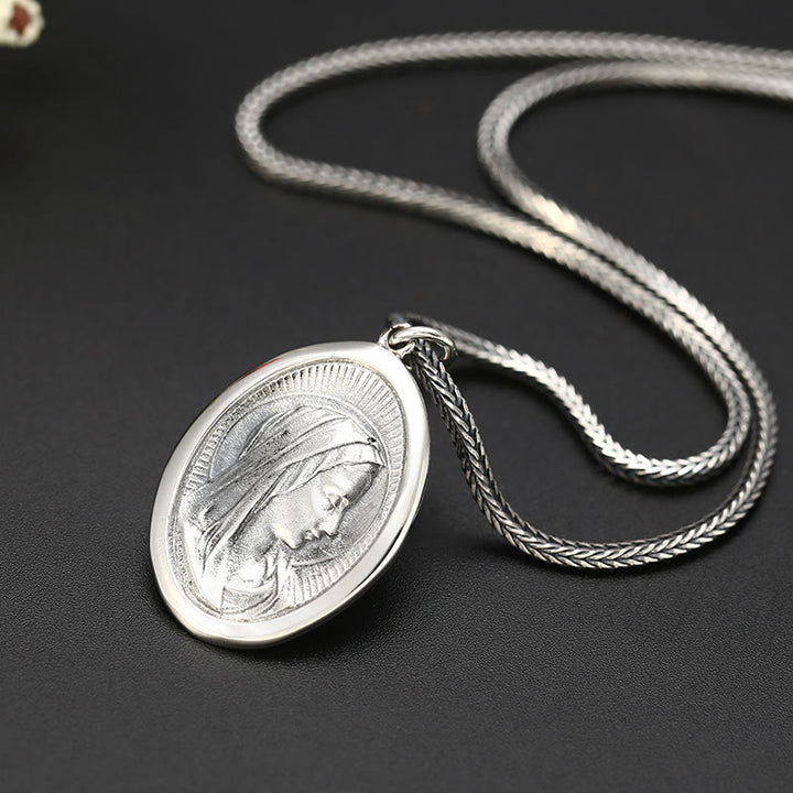 Christianartworkshop Classic Style Virgin Mary Avatar High Quality Pendant Necklace - image 3