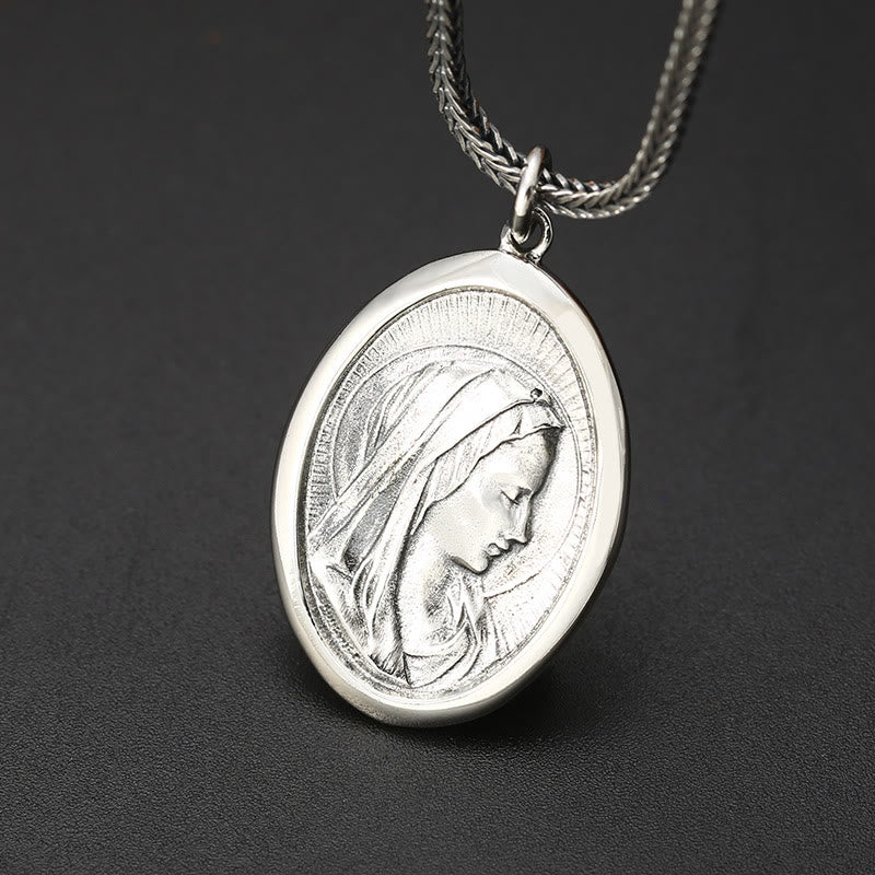 Christianartworkshop Classic Style Virgin Mary Avatar High Quality Pendant Necklace - image 4