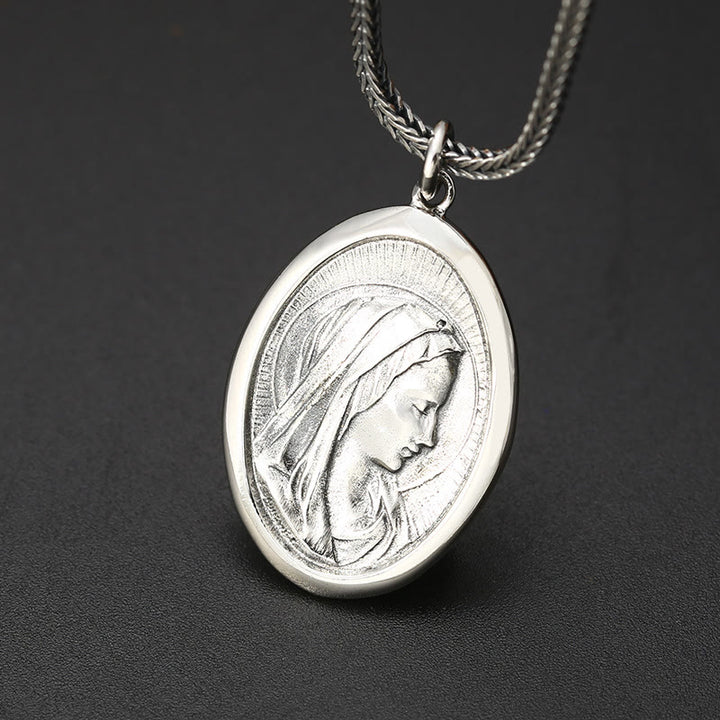 Christianartworkshop Classic Style Virgin Mary Avatar High Quality Pendant Necklace - image 4