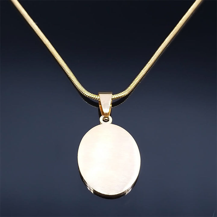 Classic Style Our Lady of Fatima Pendant Crafted Blessing Necklace - image 4